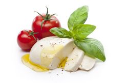 Kirschtomaten mit Mozzarella
